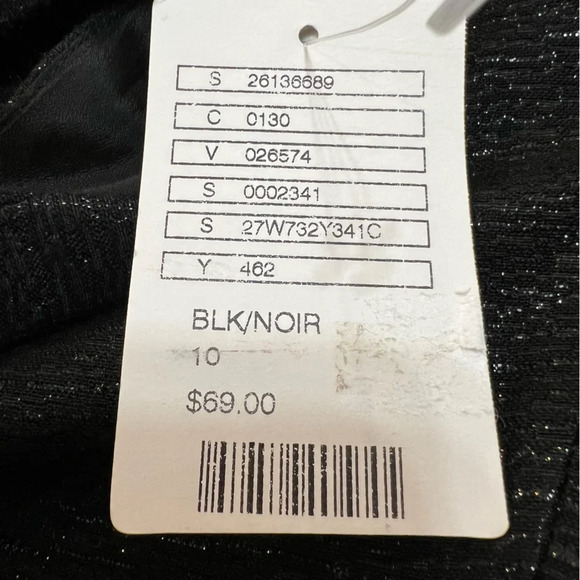 Cooperative Urban Outfitters Sparkly Black Bow Mini Dress. Size 10. NWT. - Picture 11 of 14